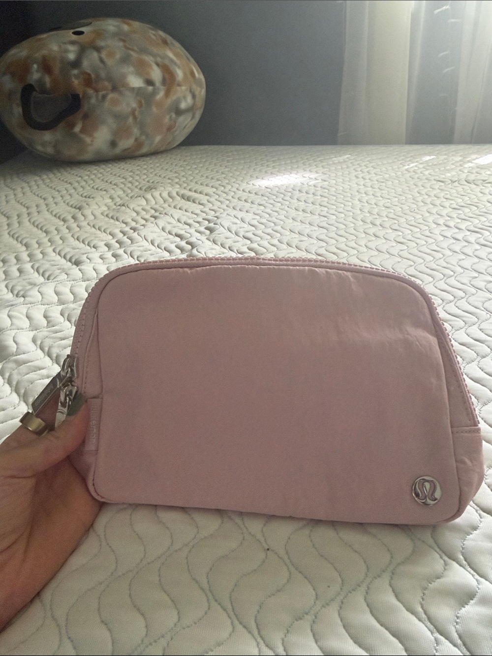 lululemon athletica Pale Pink Cosmetic Pouch